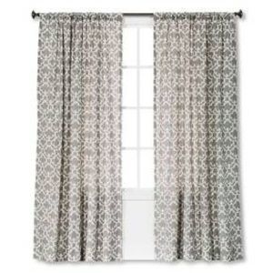 Target Threshold Farrah Fretwork Curtain Panels